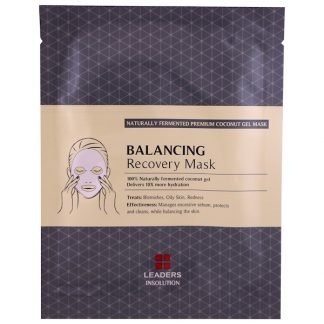 Leaders, Coconut Gel Balancing Recovery Mask, 1 Sheet, 30 ml