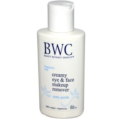 Beauty Without Cruelty, クリーミーアイ & フェイスメイクアップリムーバー、 4 fl oz (118 ml)