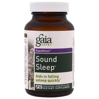 Gaia Herbs, サウンドスリープ, 30植物性液体フィトカプセル