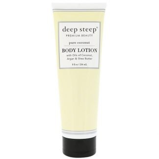Deep Steep, Body Lotion, Pure Coconut, 8 fl oz (236 ml) (Discontinued Item)