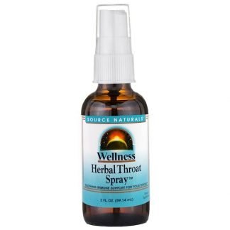 Source Naturals, ウェルネス、喉用ハーブスプレー、 2液量オンス (59.14 ml)
