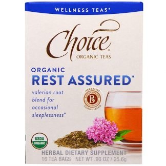 Choice Organic Teas, オーガニック, 休息＆安眠, 16袋, 0.90オンス (25.6 g)