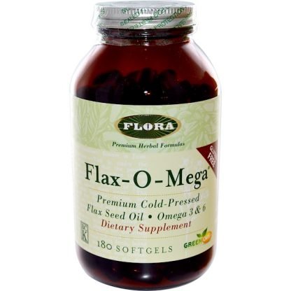 Flora, フラックス-O-Mega, 180 ソフトジェル