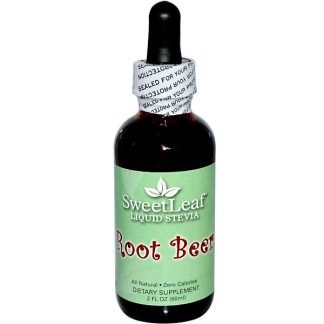 Wisdom Natural, SweetLeaf、液体ステビア、ルートビア、2 fl oz (60 ml)