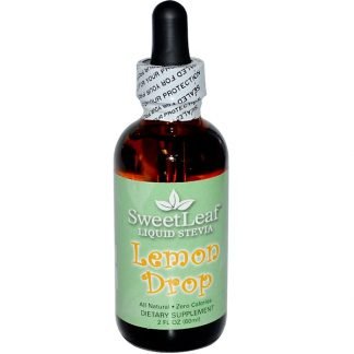 Wisdom Natural, スイートリーフ、リキッドステビア、レモンドロップ、2 fl oz (60 ml)