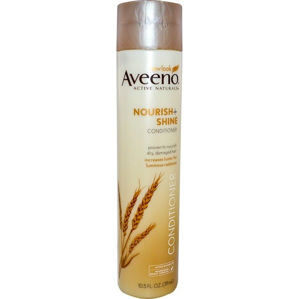 Aveeno, Active Naturals, Nourish+, Shine Conditioner, 10.5 fl oz (Discontinued Item)