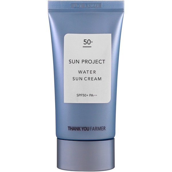 Thank You Farmer, サン・プロジェクト、ウォーターサンクリーム、SPF 50+、1.75液量オンス (50 ml)