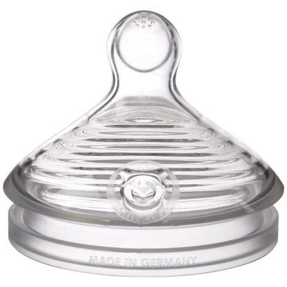NUK, Simply Natural、高速流量ニップル、6ヶ月以上用、2パック (Discontinued Item)