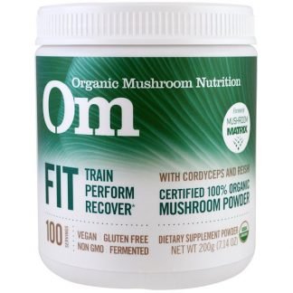 Organic Mushroom Nutrition, フィット、マッシュルームパウダー、7.14オンス (200 g)