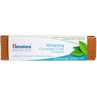 Himalaya, ボタニーク、ホワイトニング・コンプリートケア歯磨き粉、シンプリー･ミント、5.29 オンス (150 g)