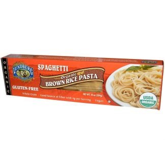 Lundberg, オーガニック 玄米 パスタ, スパゲティー, 10 oz (284 g)