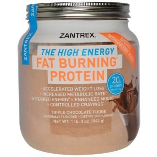 Zantrex, 脂肪燃焼プロテインパウダー、トリプルチョコレート・ファッジ、1ポンド3オンス（542g）