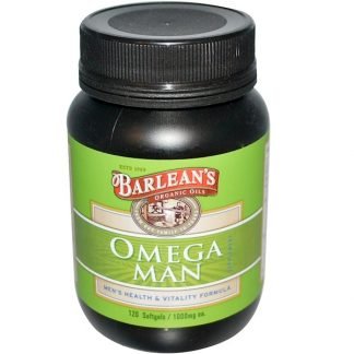 Barlean's, オメガ・マン・サプリメント, 1,000 mg, 120 ソフトジェル