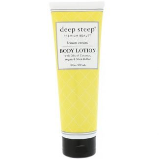 Deep Steep, Body Lotion, Lemon Cream, 8 fl oz (236 ml)
