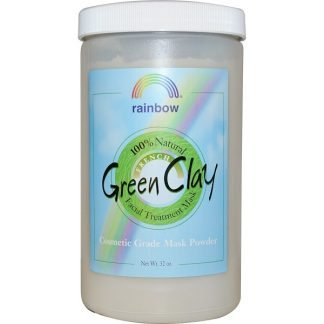 Rainbow Research, フレンチ・グリーンクレイ, フェイシャルトリートメントマスクパウダー, 32 オンス