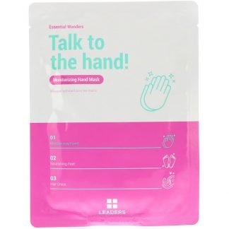 Leaders, エッセンシャルワンダー、トークトゥーザハンド、保湿ハンドマスク、16 ml
