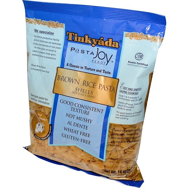 Tinkyada, パスタジョイ・レディ、玄米パスタ シェル型、16 oz (454 g)