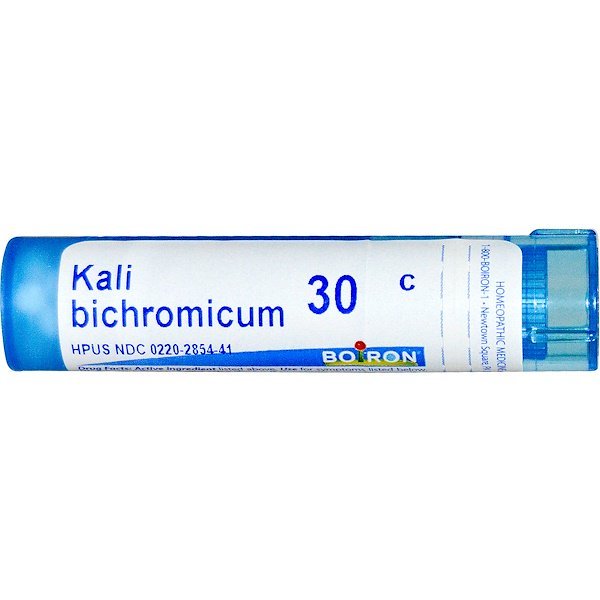 Boiron, Single Remedies, Kali Bichromicum(カーリー バイクロミカム)、30C、約80ペレット