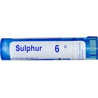 Boiron, Single Remedies, Sulphur（サルファ）、6C、約80ペレット