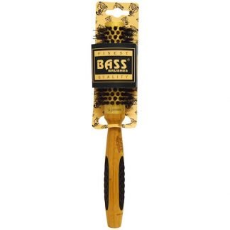 Bass Brushes, プロフェッショナルサーマルホットスタイラー ブラシ、 エキストラスモールラウンド、 1 ヘア ブラシ