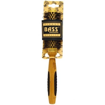 Bass Brushes, プロフェッショナルサーマルホットスタイラー ブラシ、 エキストラスモールラウンド、 1 ヘア ブラシ