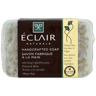 Eclair Naturals, 手作りソープ、オートミール・ミント、6オンス (170 g)