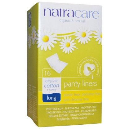 Natracare, オーガニック＆ナチュラルパンティーライナー、ロング、16枚入り