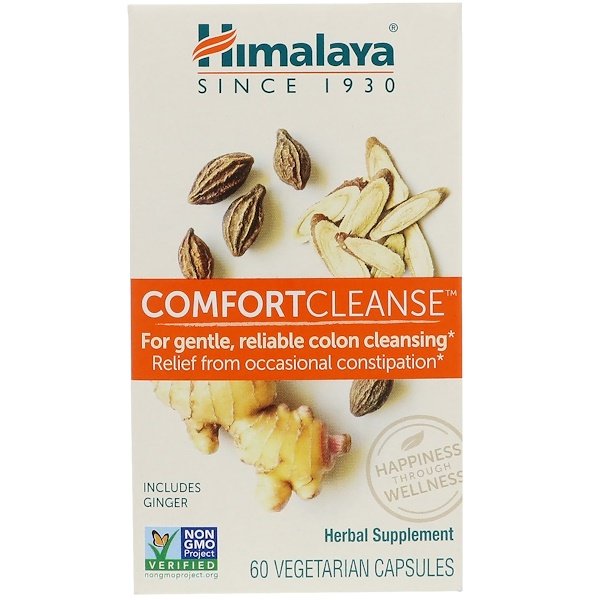 Himalaya, Comfort Cleanse, 60 Vegetarian Capsules