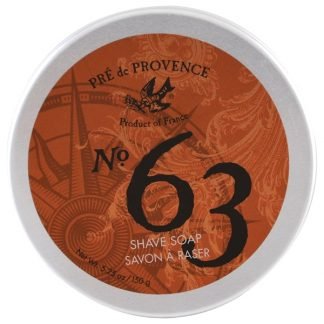 European Soaps, LLC, プレドゥプロヴァンス、No. 63シェイブソープ、5.25オンス（150g）