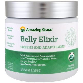 Amazing Grass, ベリーエリクサー、緑色食品・アダプトゲン、4.9 oz (140 g)