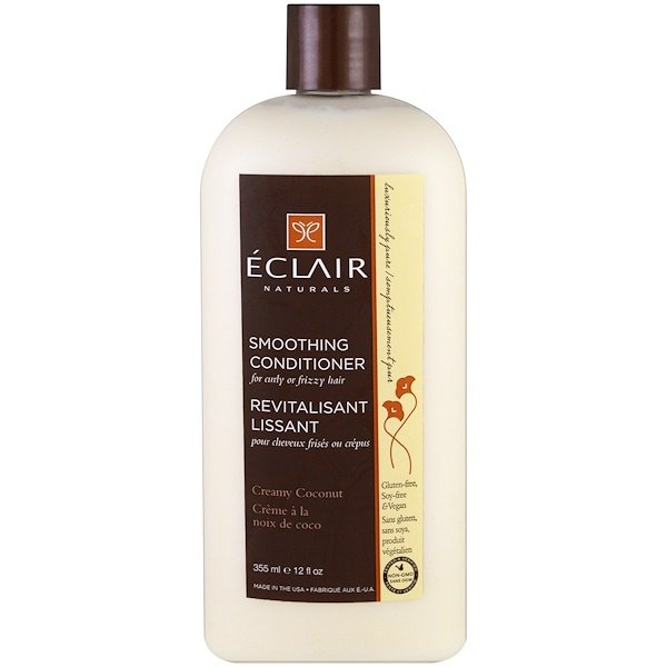Eclair Naturals, スムージングコンディショナー、クリーミーココナッツ、12液量オンス (355 ml)