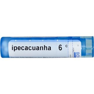 Boiron, Single Remedies, Ipecacuanha（イペカクアナ）、6C、約80ペレット