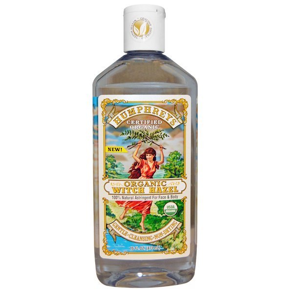 Humphrey's, 認定オーガニックウィッチヘーゼル、 16 fl oz (473 ml)