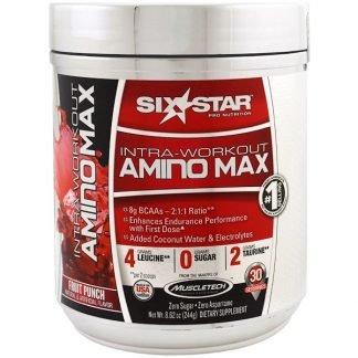 Six Star, Intra-Workout Amino Max、フルーツパンチ、8.62 oz (244 g)