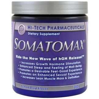 Hi Tech Pharmaceuticals, サモトマックス、hGHリリース、レモンドロップ風味、280 g