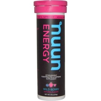 Nuun, エネルギー、ワイルドベリー、10錠、1.9 oz (54 g)