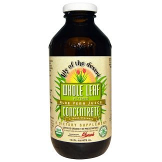 Lily of the Desert, アロエベラ ジュース、 茶葉濃縮、 16 fl oz (473 ml)