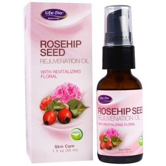 Life-flo, リバイタライジング・フローラル入りローズヒップ・シード・レジュベネーションオイル、1 液体オンス（30 ml）