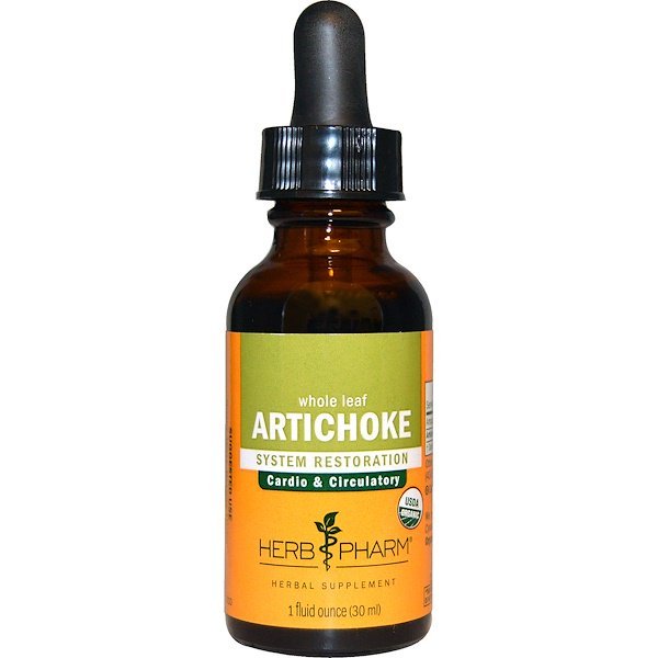 Herb Pharm, チョウセンアザミ, 葉まるごと, 1液量オンス(30 ml)