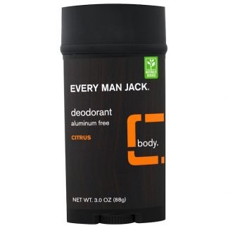Every Man Jack, デオドラント、シトラス、3.0オンス（88g）