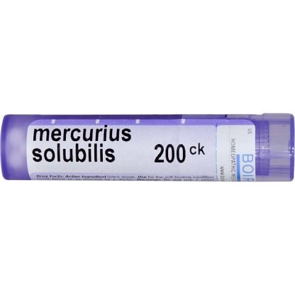 Boiron, Single Remedies, Mercurius Solubilis（マーキュリアス ソルビリス）、200CK、約80ペレット