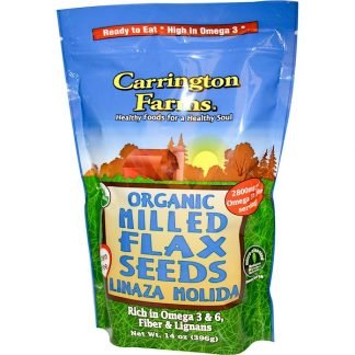 Carrington Farms, オーガニック・ミルド・フラックス・シード、14オンス（396g）