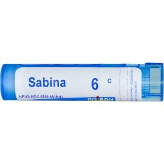 Boiron, Single Remedies, Sabina（サビナ）、6C、約80ペレット