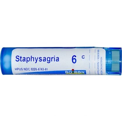 Boiron, Single Remedies, Staphysagria, 6C, 約 80 粒