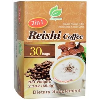 Longreen, 2イン 1 霊芝コーヒー、霊芝 & コーヒー、30袋、各2.3 oz (65.4 g)