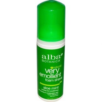 Alba Botanica, ベリーエモリエント・ナチュラルフォーム・シェイブ、アロエミント、5液量オンス（145 ml） (Discontinued Item)