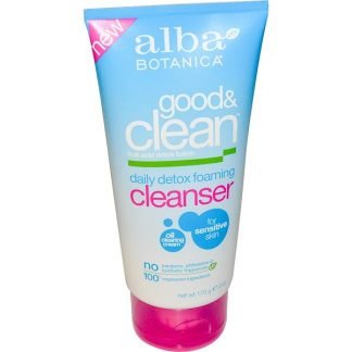 Alba Botanica, グッド・アンドクリーン、デイリーデトックス・フォーミング洗浄剤、6オンス（170 g） (Discontinued Item)