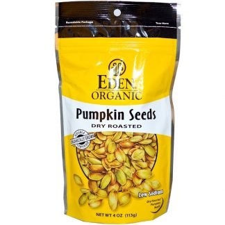 Eden Foods, オーガニック、カボチャの種、ドライロースト、4オンス (113 g)