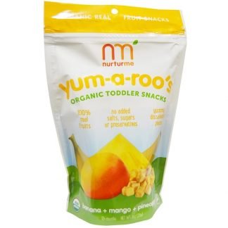 NurturMe, オーガニック、ヤム-ア-ルーズ、バナナ + マンゴー + パイナップル、1 oz (28 g)