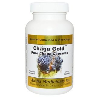 Aloha Medicinals Inc., Chaga Gold™（チャーガ ゴールド）、90 カプセル